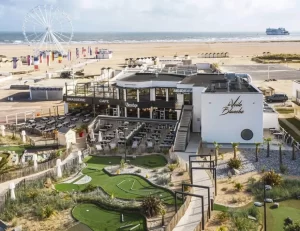 vue ciel l'accostage ouistreham